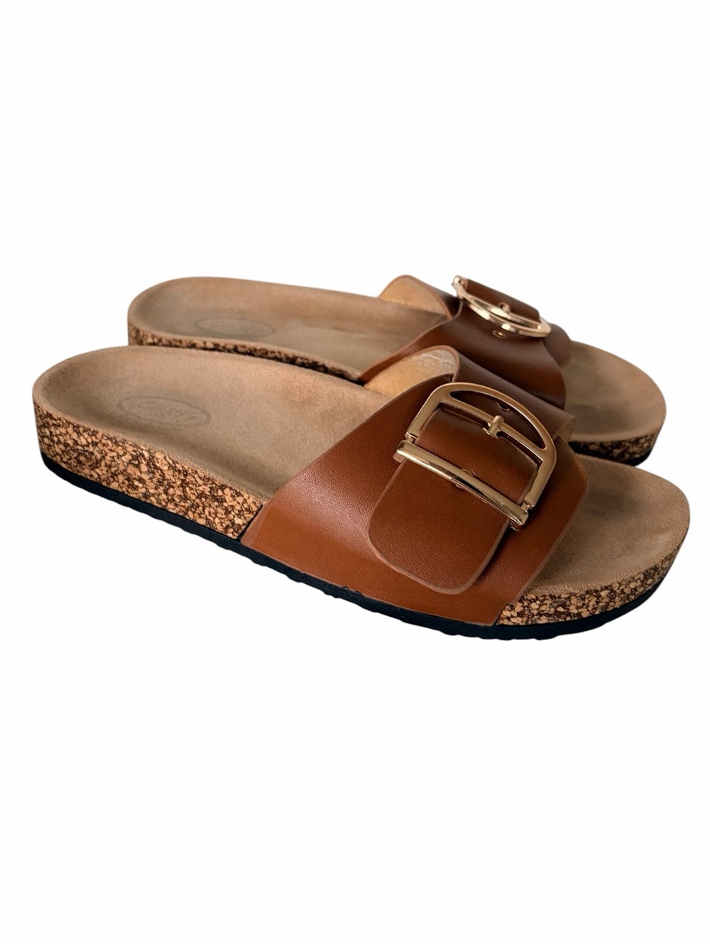 Caray Arch support Ergonomic Slip-On Sandals Camel Tan - Size 10/41